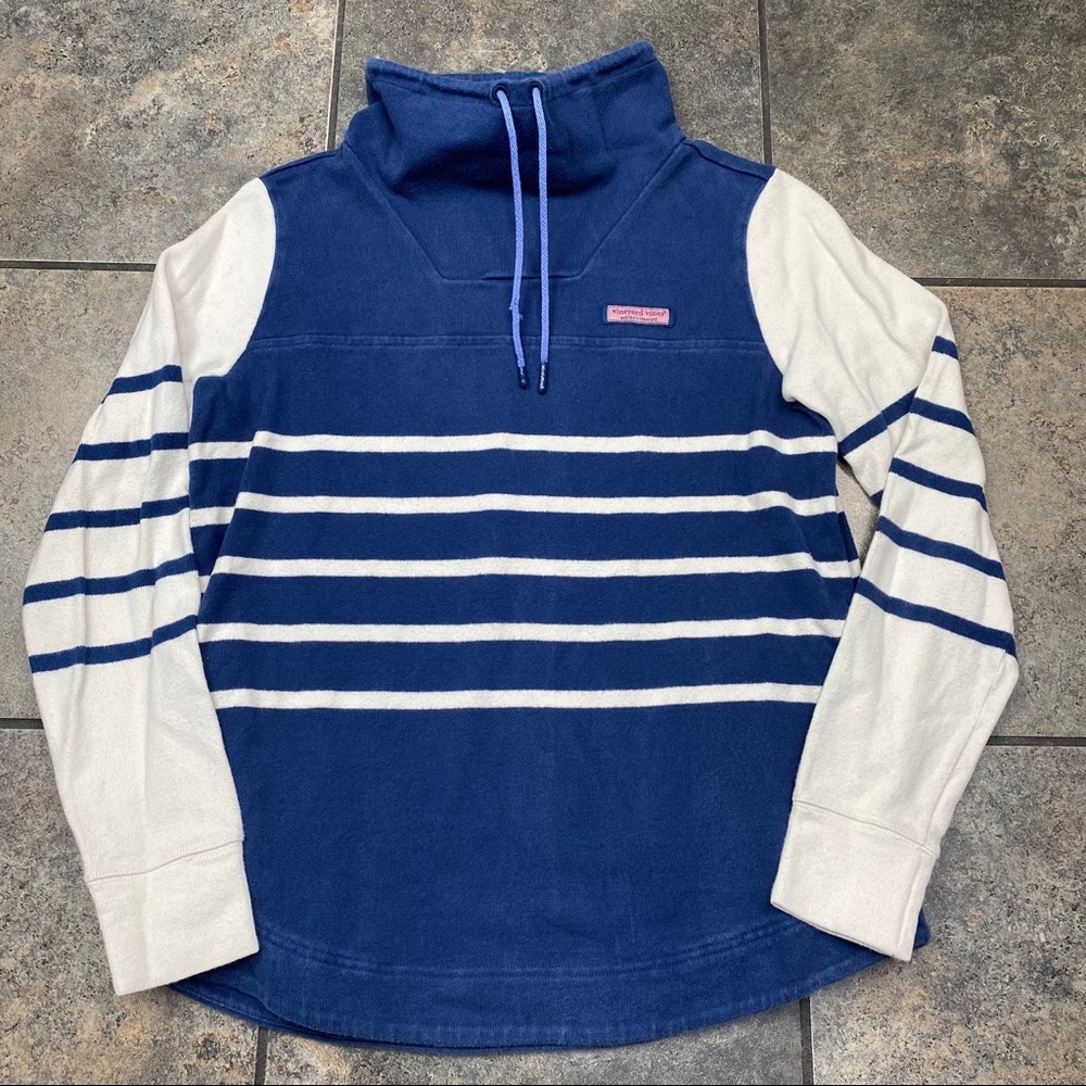 Womens Vineyard Vines Mock Neck Sweatshirt Size XS